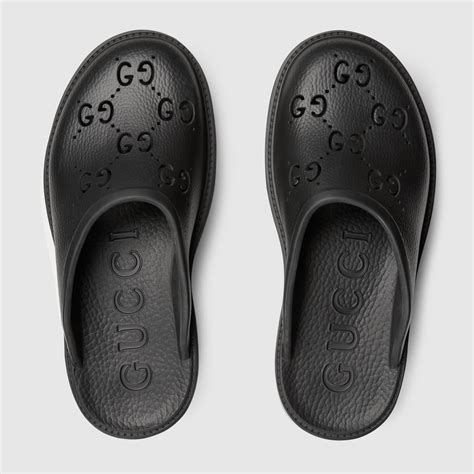 women gucci rubber sandals|gucci closed toe sandals.